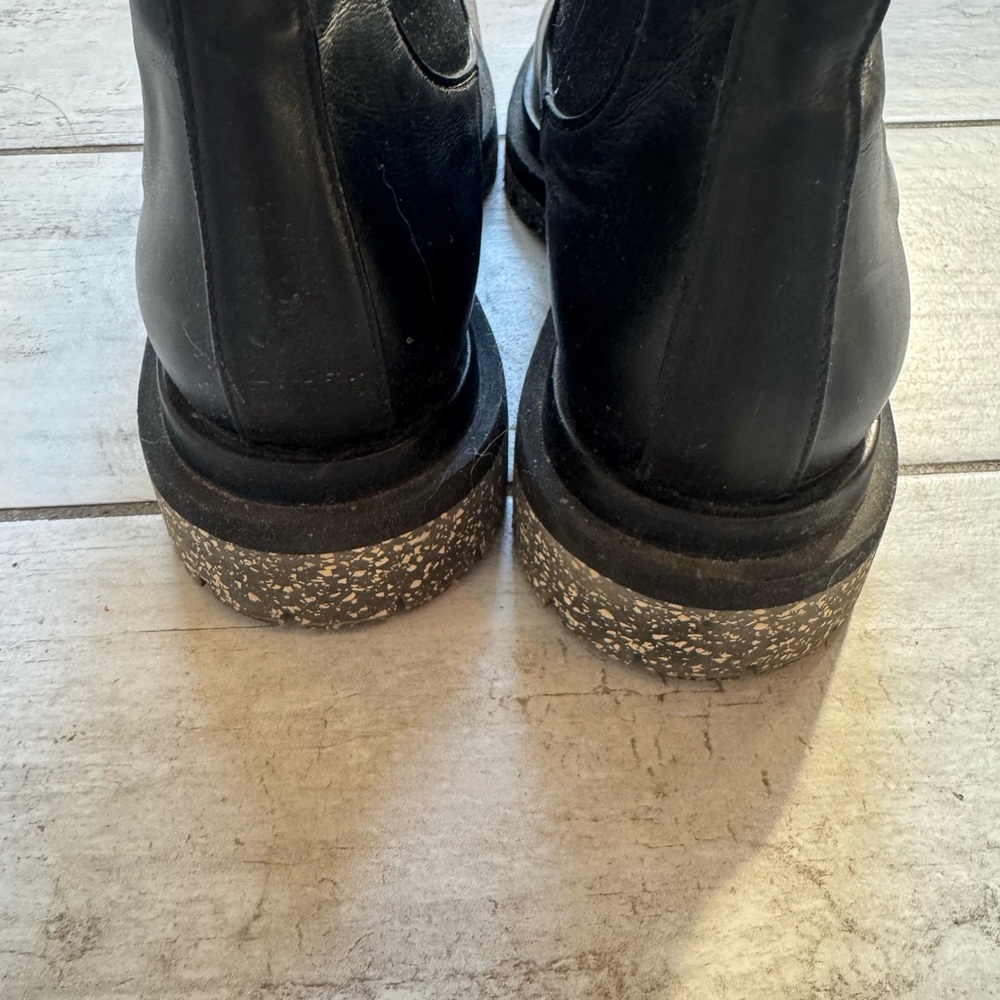 DEAR FRANCES black leather chelsea boots size 39 1/2 - Picture 10 of 16